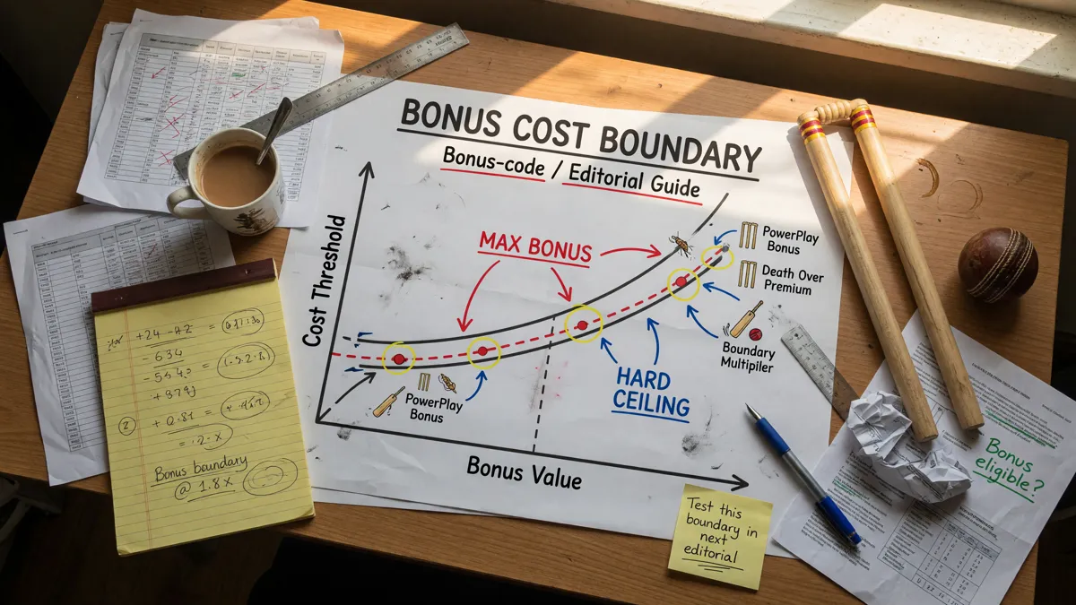 Editorial photograph of the bonus cost-boundary hand-off context after the pre-flight checklist