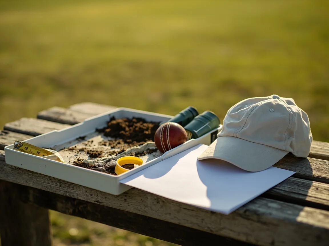 Matchday evidence ledger editorial photograph
