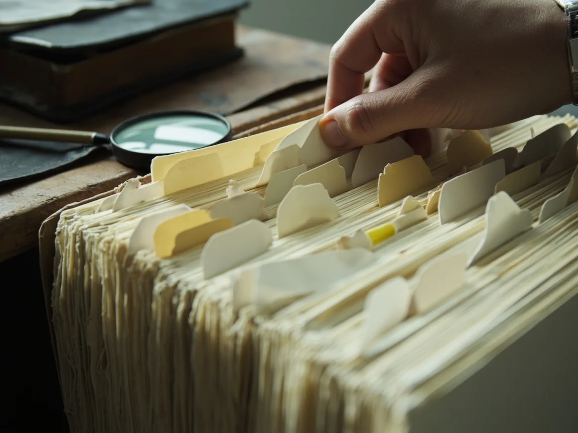 Owner record provenance editorial photograph